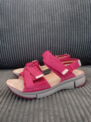 Clarks ladies tri walk - walk, berry