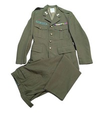 Vintage Suit | Men's Vintage WWII Royal Artillery Military Uniform 40/32 | 1940s