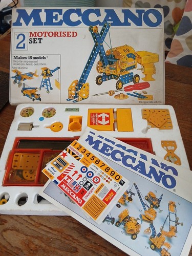 Vintage meccano motorised set - vintage,