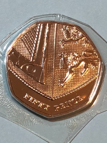 2016 50p fifty pence coin - 50p,