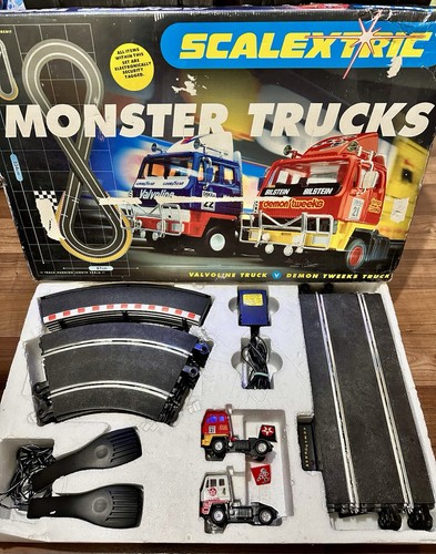 Scalextric monster truck set - scalextric,