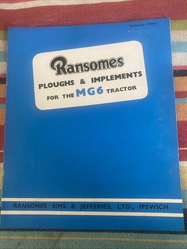 Ransomes implements brochure - ransomes,