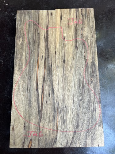 Black limba korina 2 - /, 2-piece