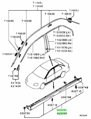 Oem air dam kit side - kit,