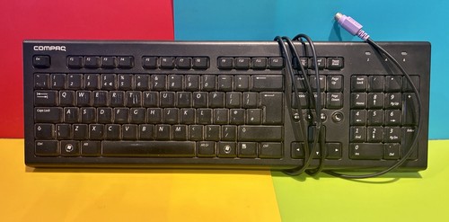Retro compaq keyboard - compaq,