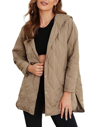 Ladies quilted jacket long - ladies,