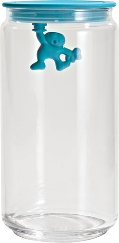 Alessi gianni storage jar blue - gianni,