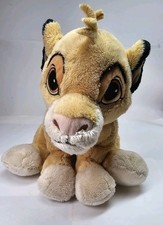 Disney Classic Simba The Lion King Soft Plush Toy Teddy 25cm 10" VGC