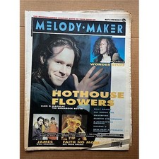 HOTHOUSE FLOWERS MELODY MAKER MAGAZINE MAY 5 1990 - HOTHOUSE FLOWERS cover with 