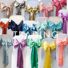 50 SATIN SASHES, SASH CHAIR