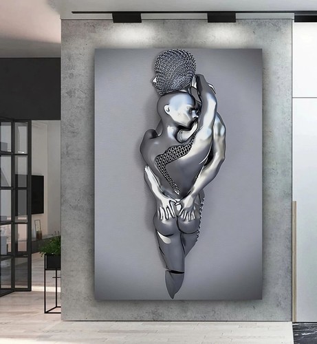 Silver metallic effect - silver,