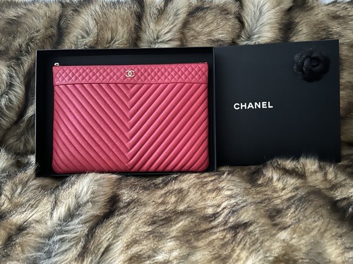 Chanel classiclarge clutch bag - clutch,