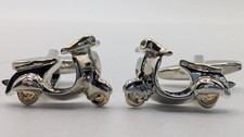 Retro Vespa Scooter Cufflinks