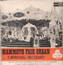 Carrousel Becquart Mammoth Fair Organ LP vinyl UK Decca 1962 in flipback sleeve