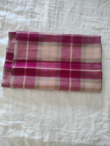 Deep pink tartan x 24 - tartan, 24"