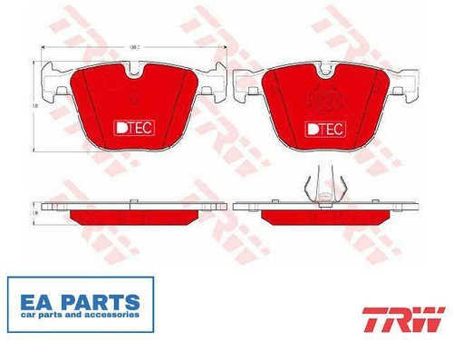 Brake pad set - pad,