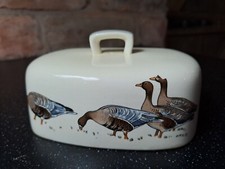 Midwinter Stylecraft WILD GEESE Peter Scott BUTTER DISH COVER LID - mid-century