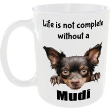 MUDI MUG DOG BREED OWNER GIFT MY COFFEE TEA CUP PET LOVERS CANINE FUNNY BIRTHDAY
