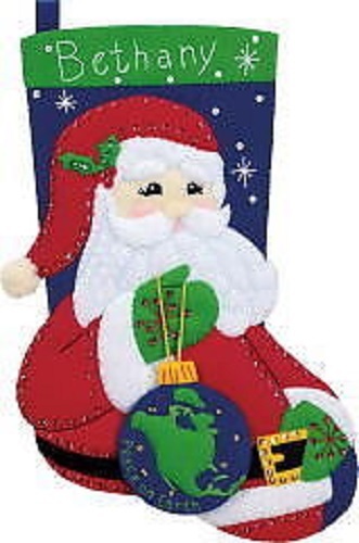 Peace santa felt - peace,