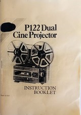 P122 Dual Cine Projector Instruction Booklet