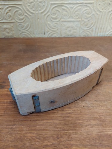 Vintage french wooden butter - vintage,