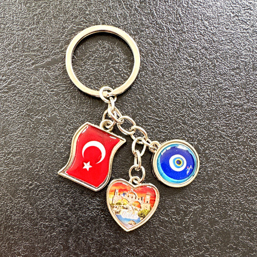 Turkish flag evil eye - turkish, circle