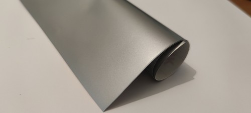 Silver sticky back plastic - back,