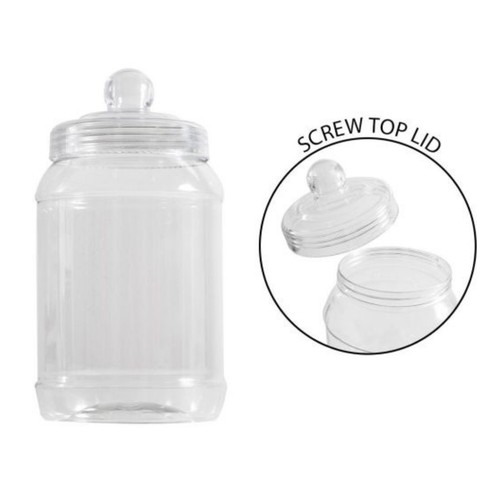 Large sweet jar 1300ml clear - large,