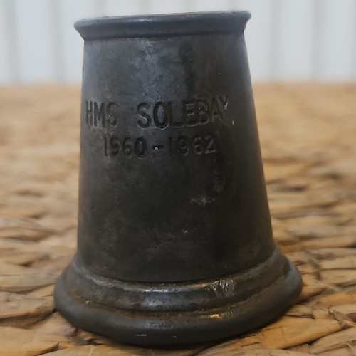 English pewter hms solebay - pewter,