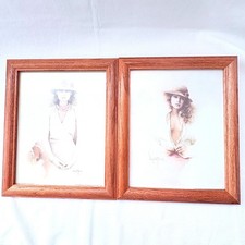 Vintage 1970s Sara Moon Framed