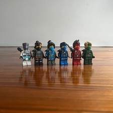 Lego Ninjago The Island Minifigure Bundle x6 Jay Kia Cole Nya Zane Lloyd
