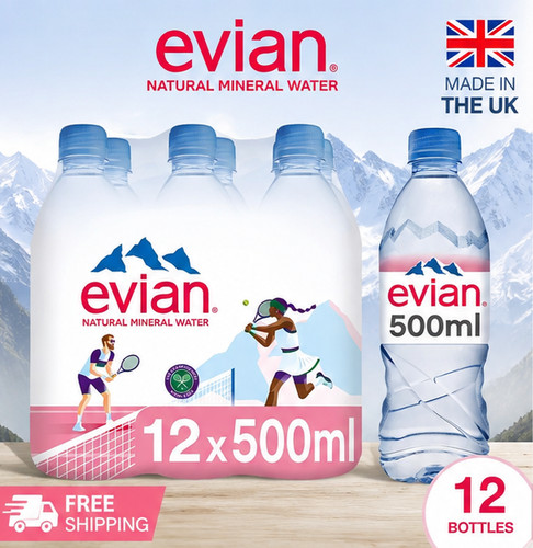 Evian natural mineral still - mineral,
