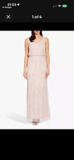 Adrianna Papell Blouson Beaded Sleeveless Dress Shell 18 Bnwt rrp £290 B3/0417