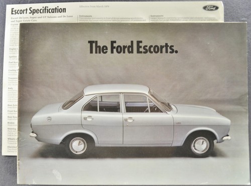 1970 ford escort brochure - ford,