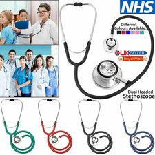 MEDICAL STETHOSCOPE EMT DUAL HEAD FOR DOCTOR NURSE STUDENT ADULT HEALTH CARE PRO