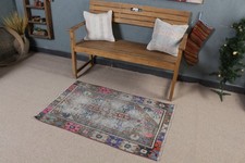 Vintage Small Rug 2,5x3,9 ft