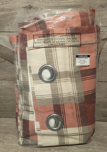 Balmoral check ruby - , eyelet