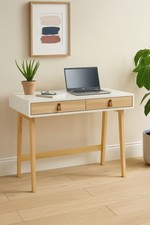 Habitat Copenhagen 2 Drawer Desk Two Tone. Delivery available, ask for a quote.