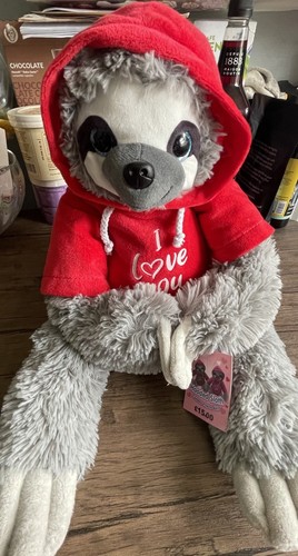 Adorable hanging sloth teddy - hanging,