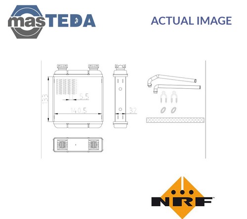 54411 heater radiator - heater,