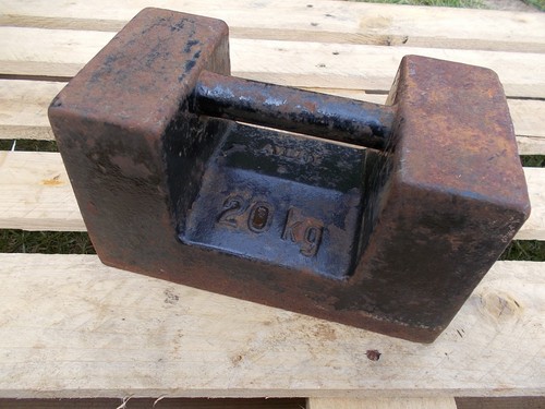 Vintage 20kg cast iron - cast,