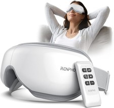 Eyeris 1 Eye Massager for Relax Heated Eye Massage Mask with Remote Heat