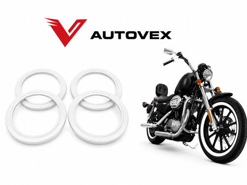 White wall motorbike tyre - 18",