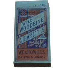 Wills Wild Woodbine Cigarette Packet 1930s Empty Vintage Tobacco Collectable Box