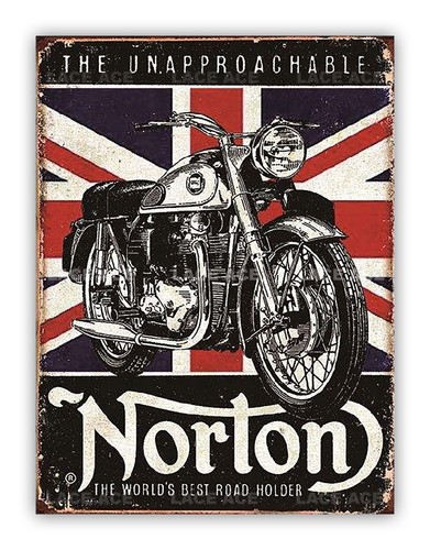 Distressed retro norton - retro,