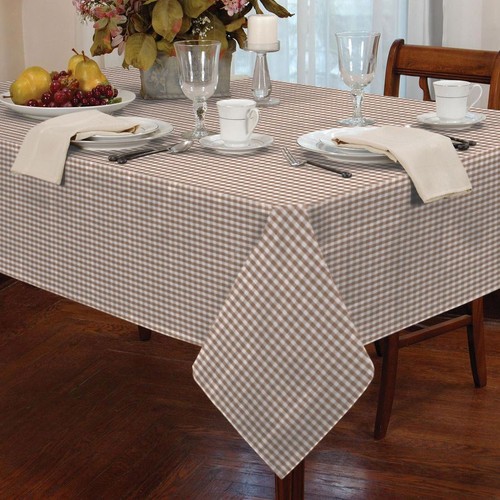 Gingham check tablecloths 6 - check, tablecloths,