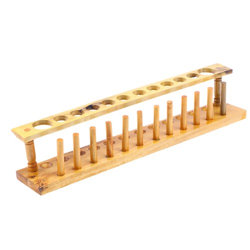 Wooden vents test tube rack - tube,