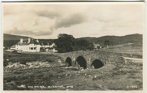 Hotel and bridge sligachan - hotel,