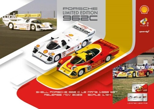 Porsche 962c shell - 1/64, combo