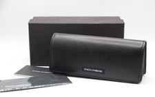 NEW DOLCE & GABBANA BLACK SUNGLASSES EYEGLASSES OPTICAL CASE W/TAGS